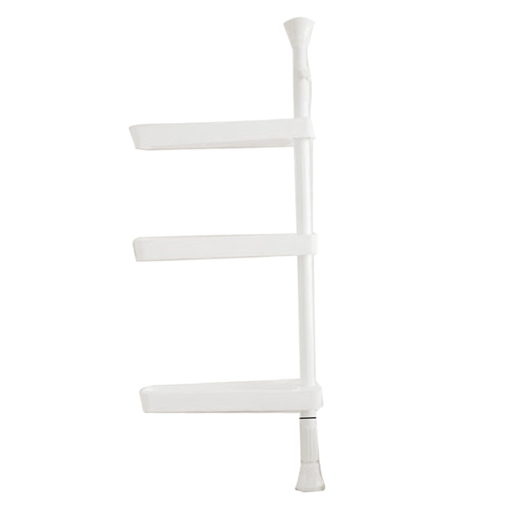Plastic Kitchen Spice Storage Shelf Non-Skid Rack Home Spice Rack 68~100cm