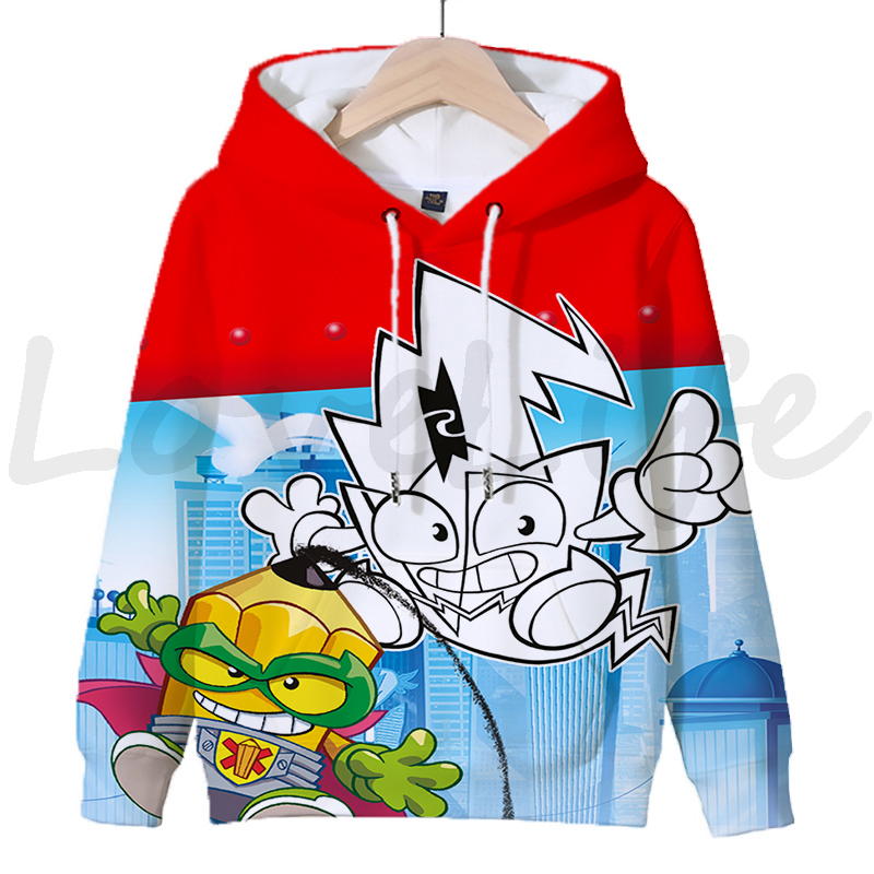 com capuz moletom superthings kazoom meninos meninas pulôver outono topos sudadera