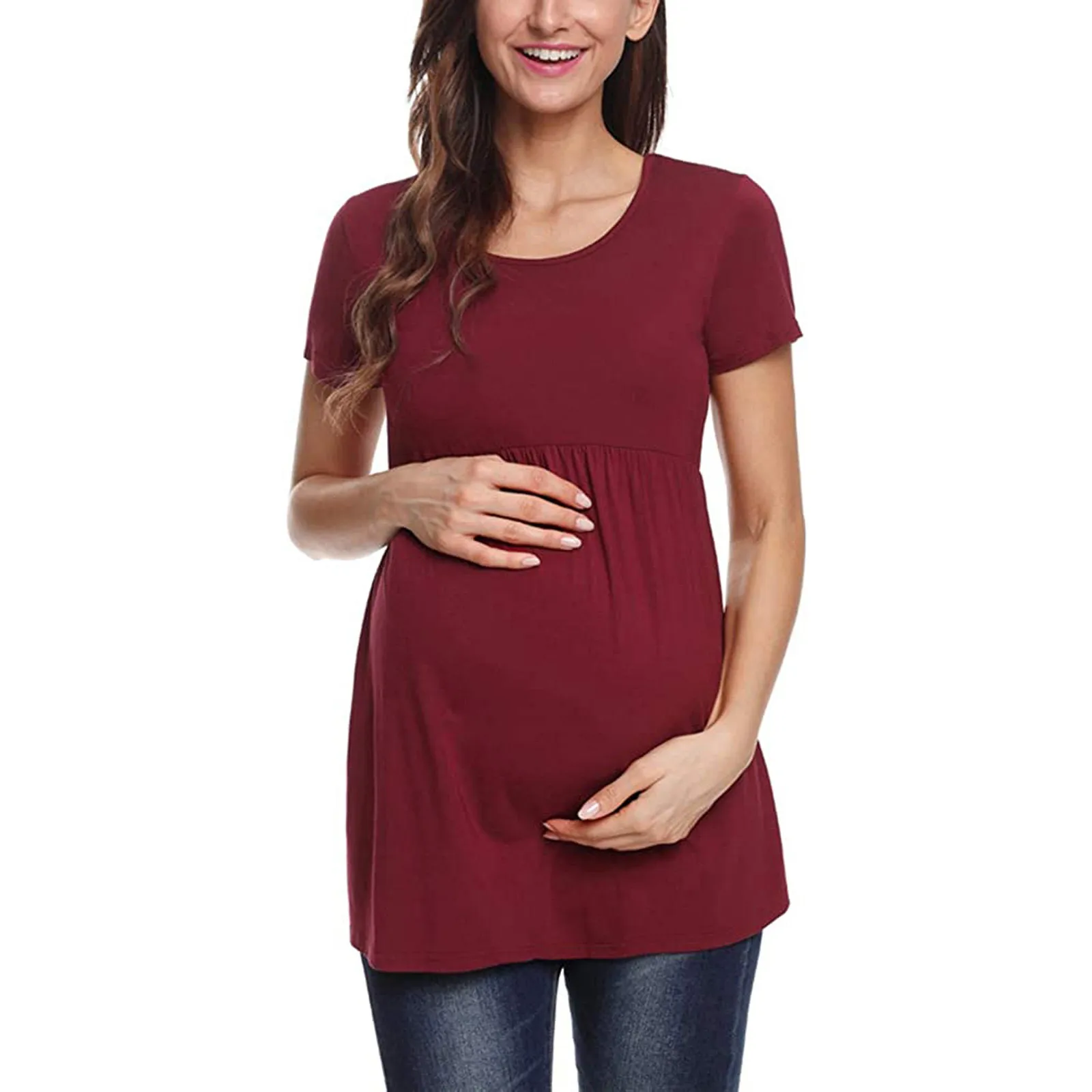 T-shirt grossesse de randonnée - femme enceinte QUECHUA