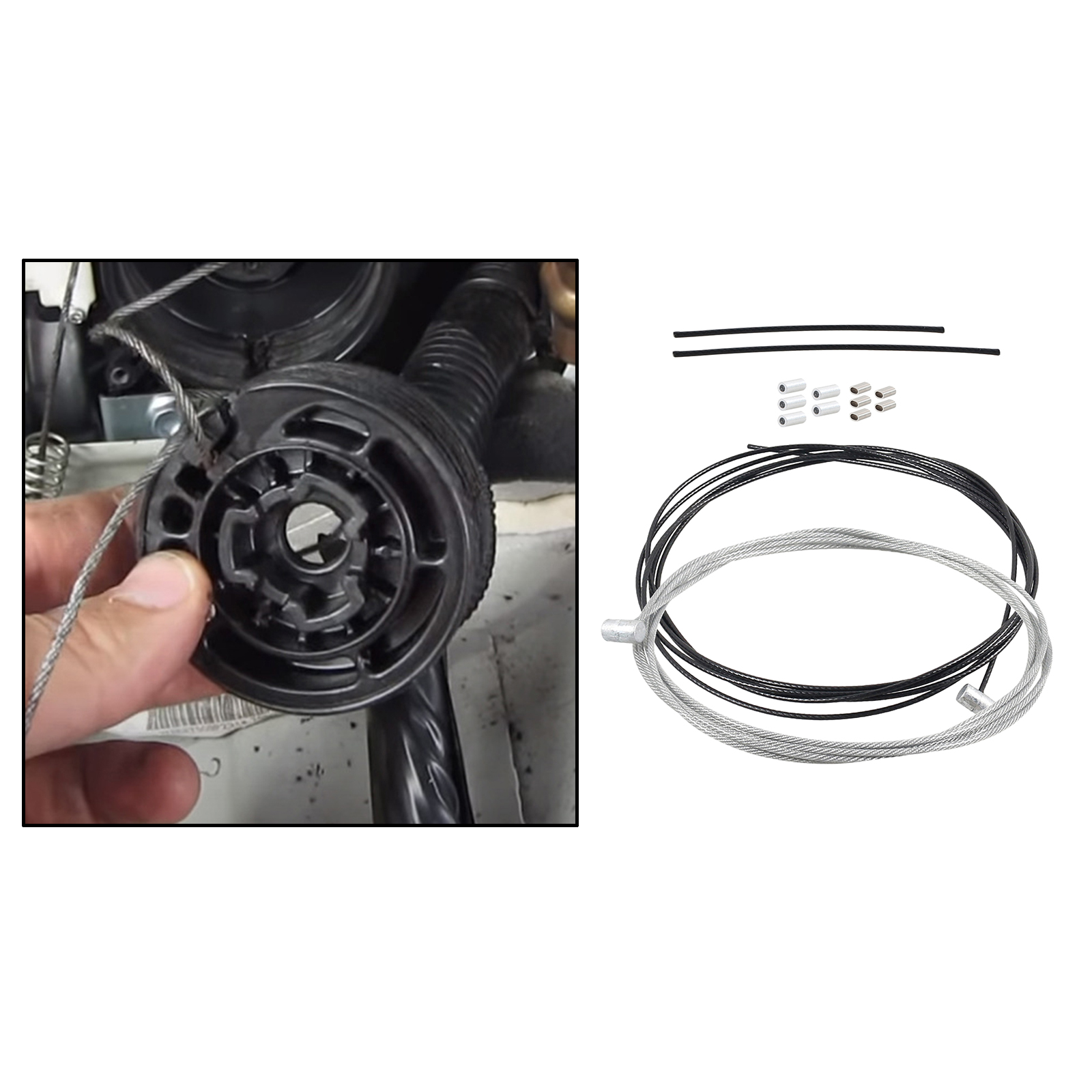 L & R Sliding Door Cable Repair Kit Part Assembly for Honda 72010-TK8-A12