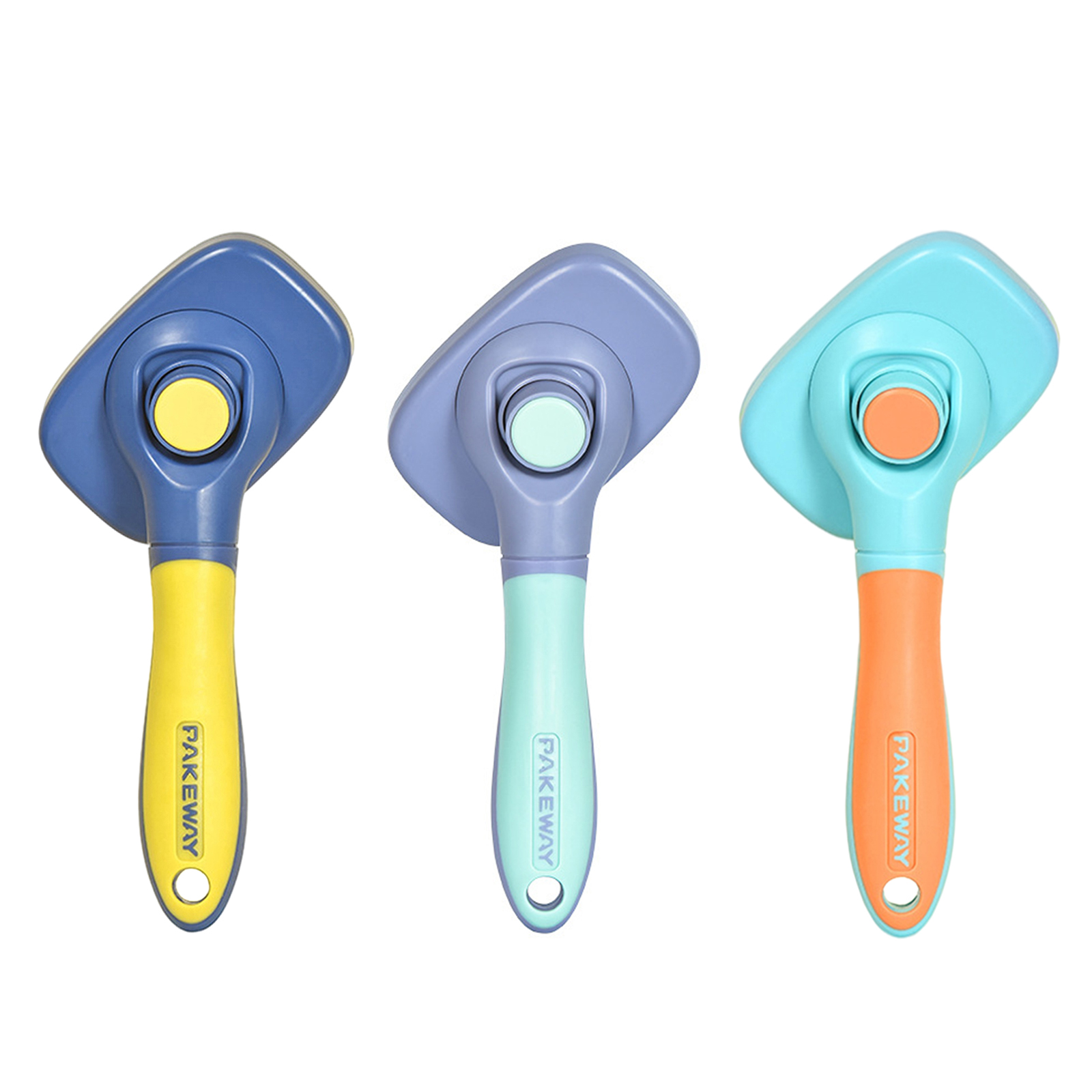 Pet Brushes Dog Cat 360 Degrees Rotate Comb Cleaning Deshedding Self Cleaner Remover Brush for Kitten Puppy