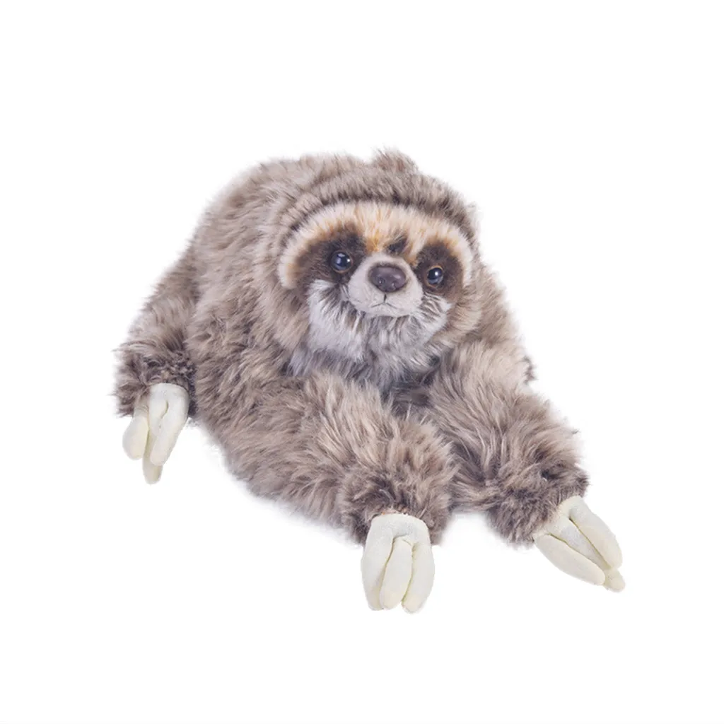 Cute Sloth Bradypod Very Soft Plush Doll Wild Animal Stuffed Toy Kid Gift 35cm 
