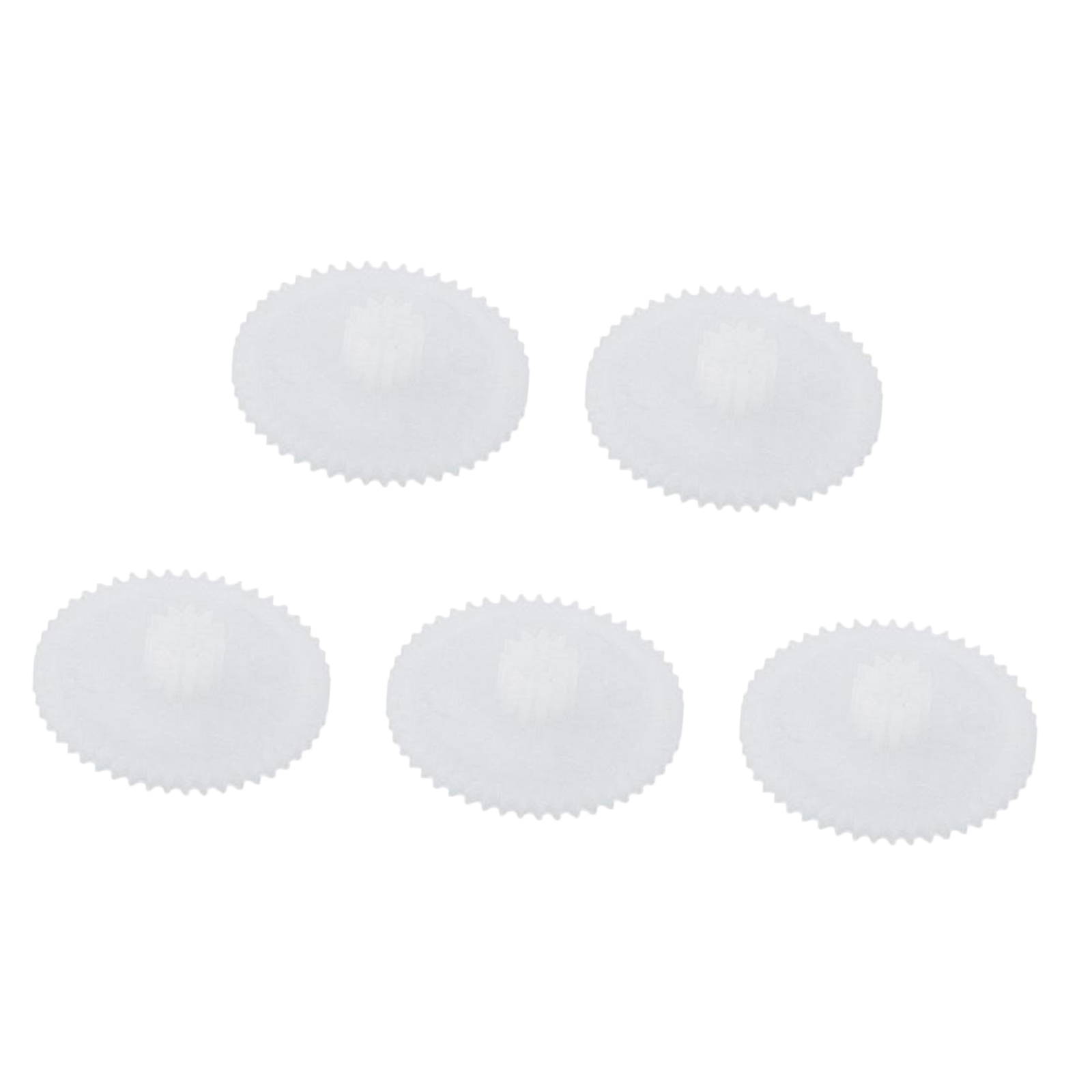 5pcs White Plastic Gears Module Accessories Set for E99 Drone DC Motor DIY Model Toys Replacement