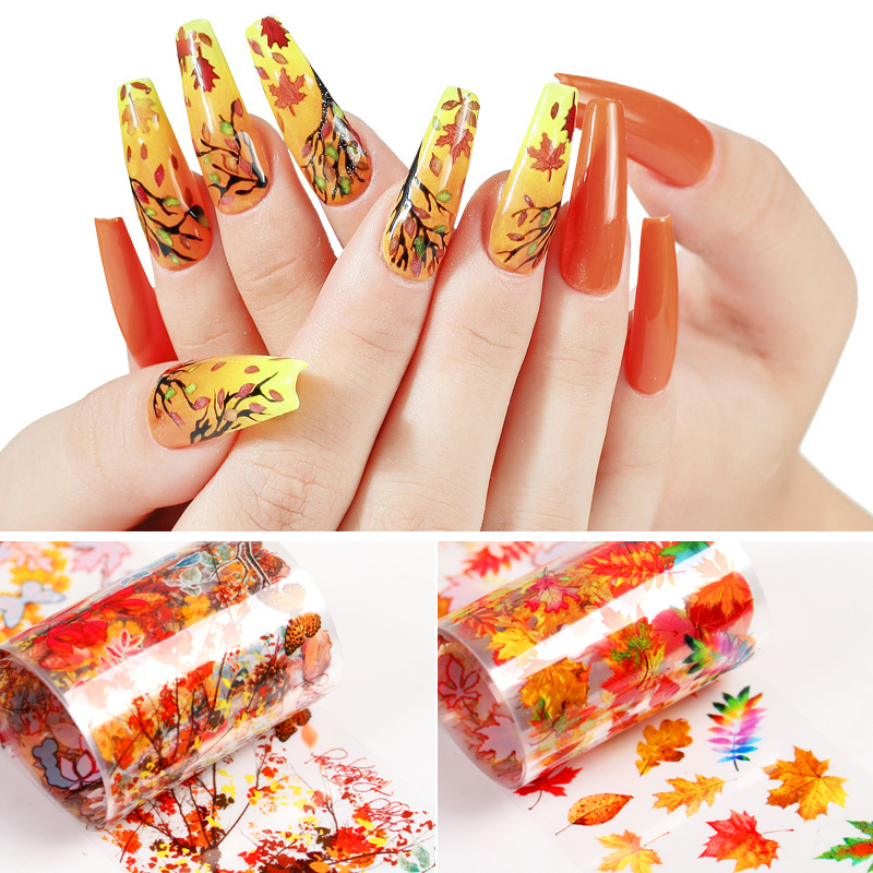 Autocollants Feuilles D'Automne,500 Pièces Autocollants