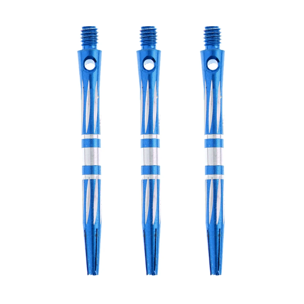 3 Pieces 52mm 2BA Thread Anodised Aluminium Dart Shafts Stems