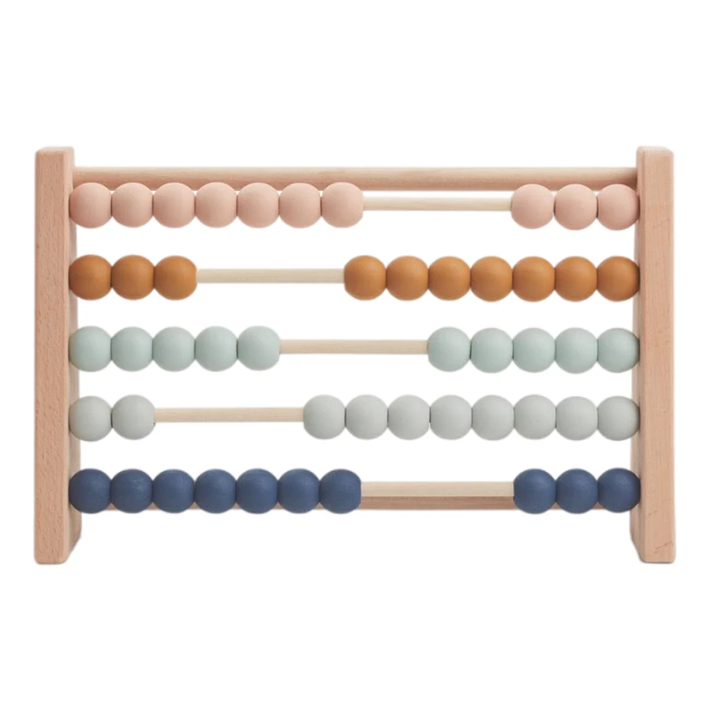 Colorful Abacus Math Learn Toy Kids Counting Early Educational Preschool