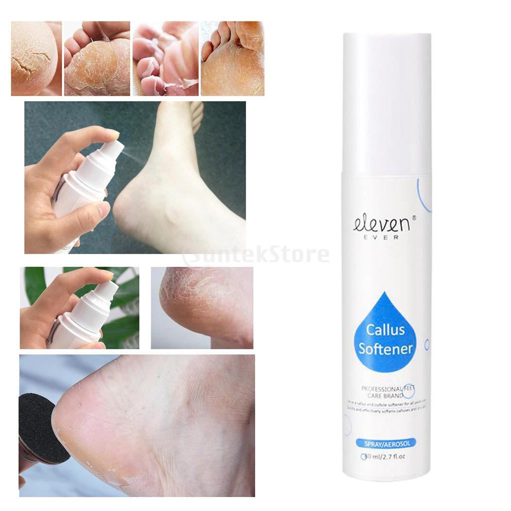 Foot Callus Remover Sprayer, Works well with foot scrubber, file, pumice stone