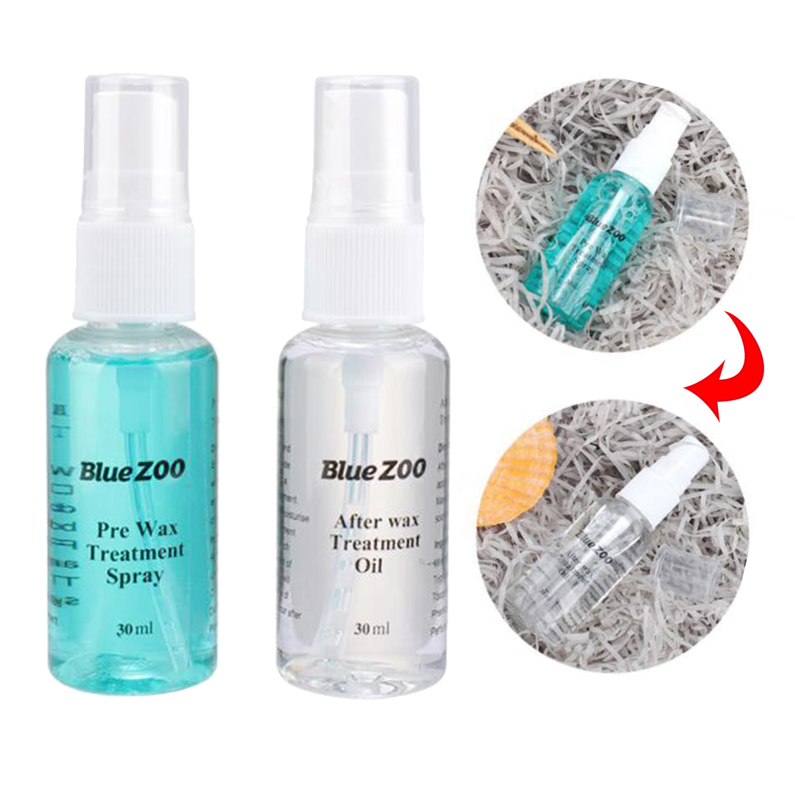 Pre & After Waxing Treatment Spray Liquid 30ml Hair Removal Tool Smooth Body