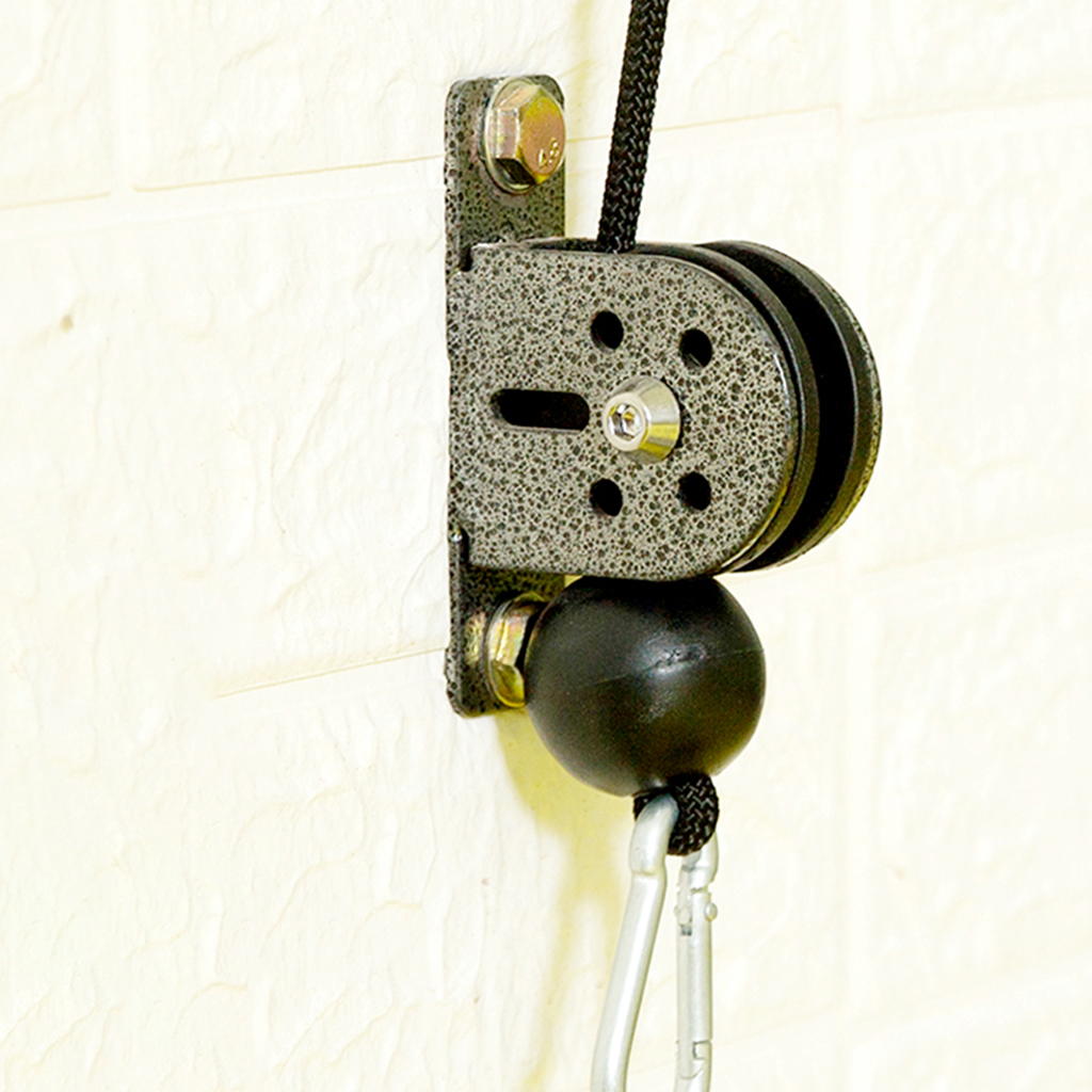 Solid Fixed Pulley Block Home Soundless Swivel Lifting Rope Roller 300kg