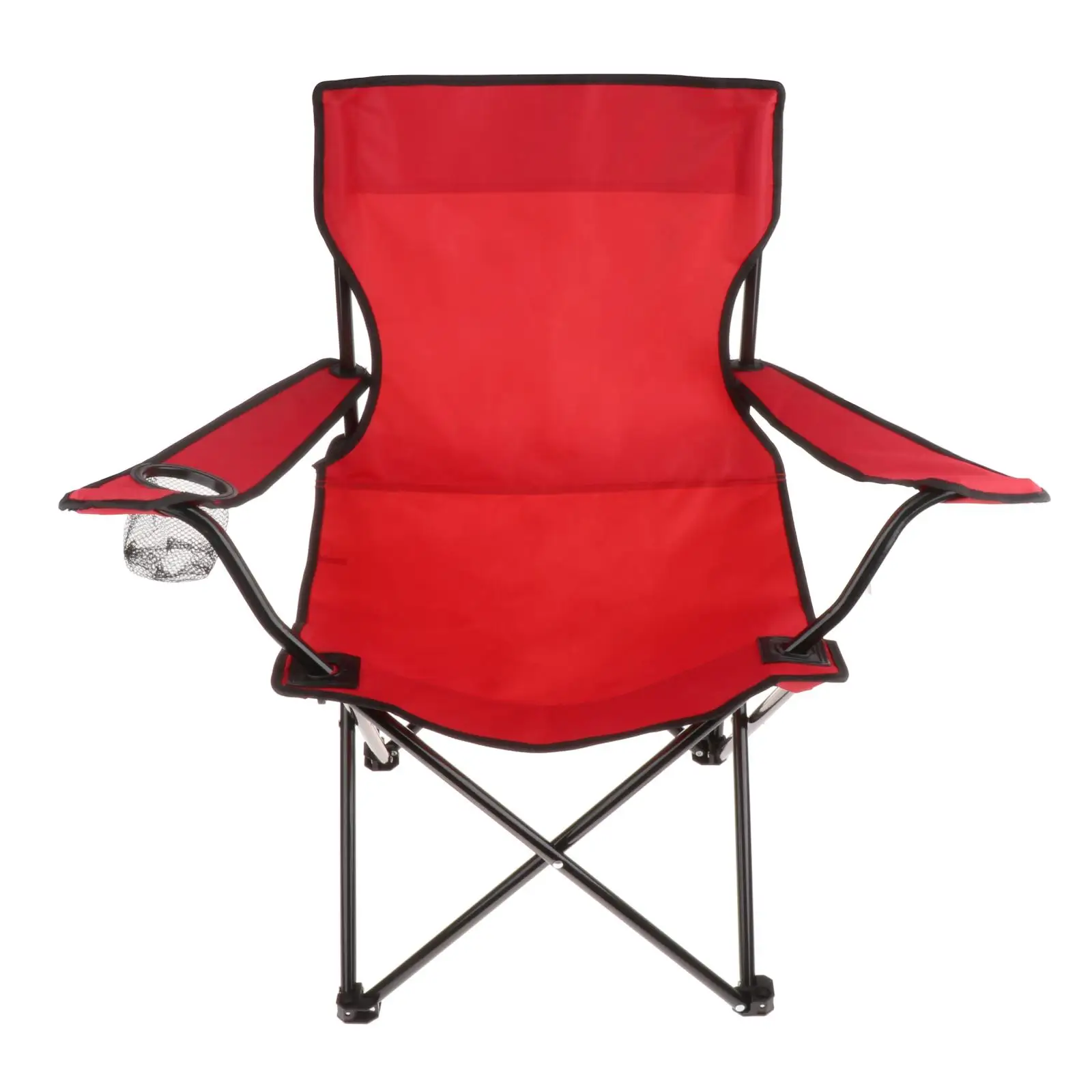 Patio Furniture Folding Camping Chair Beach Fishing Picnic Camp Seat Cup Holder