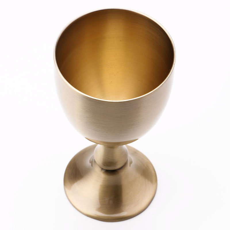 100ML Vintage Hand-made Reinem Kupfer Wein Glas Wasser Becher Einzigartige Retro Wein Cup Mini Tasse Champagner Tasse rotwein Kelch £ – Detail 4