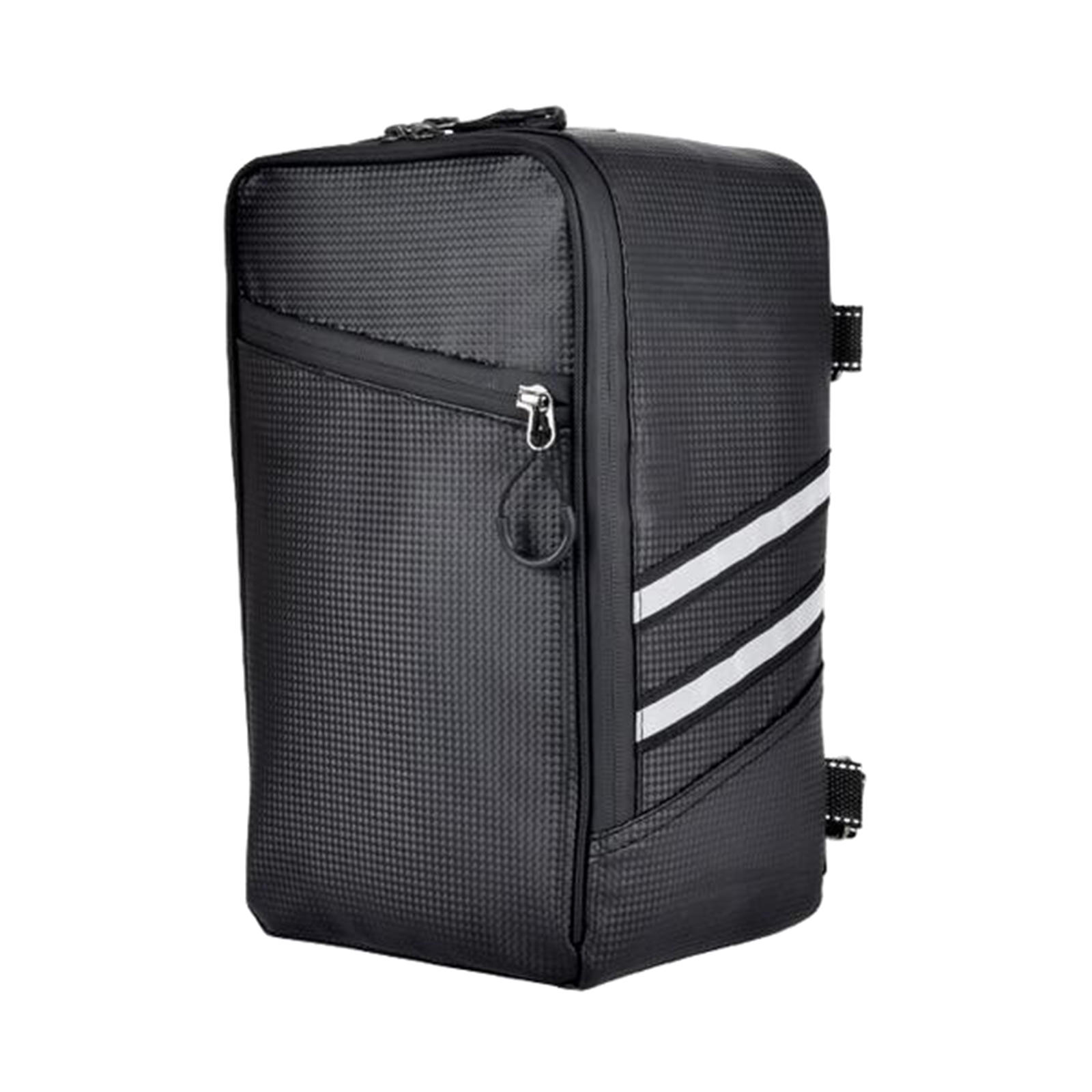 8L  Rear Rack Seat Bag Trunk Saddlebag Carrier PU Cycling Bike Equitati