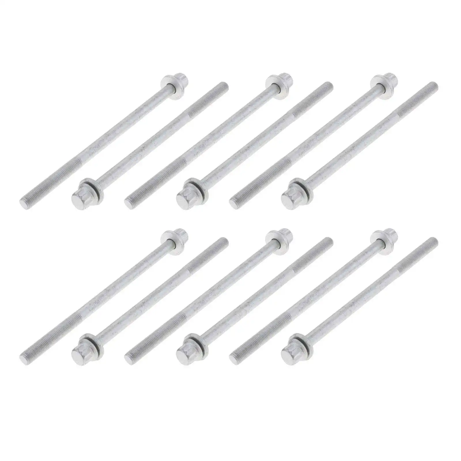 12 Pieces Engine Cylinder Head Bolts 11095AA123 11095AA141 Fit for 99 -12 Outback Baja (4-Cyl. Only) 99 -12