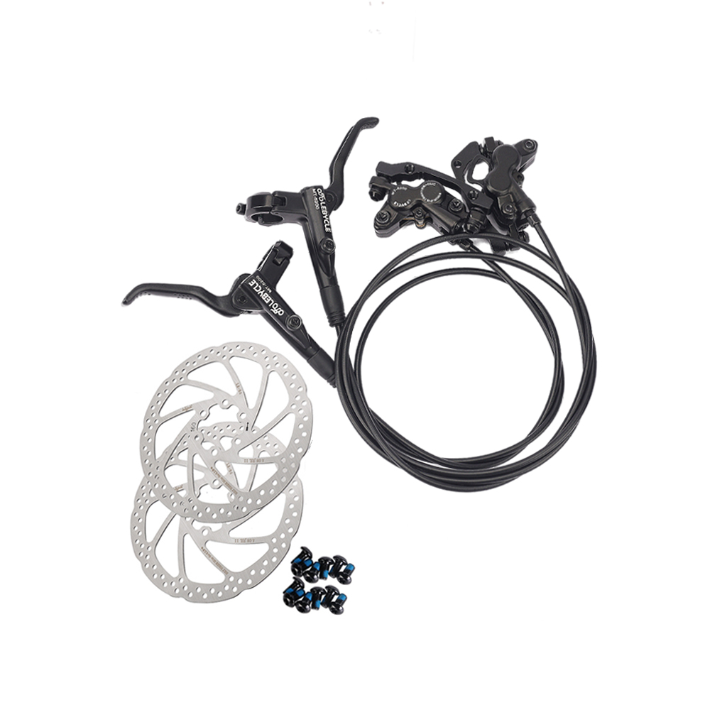 4 Piston Mountain Bike Bicycle Hydraulic Disc Brake Set For MTB Bike Downhill Cycling Accessories