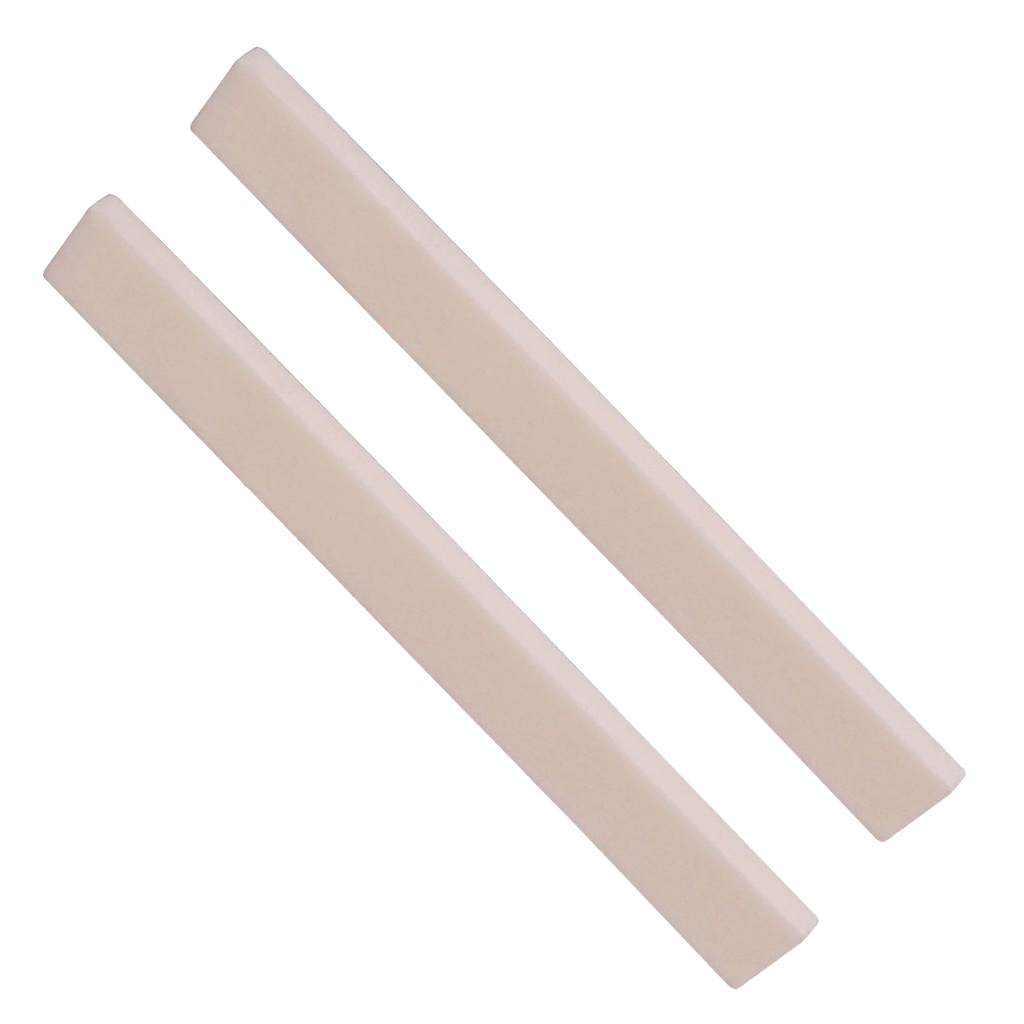 2x Diy White Cow Bone Easel Nut DIY For Acoustic Guitar String Instrument -