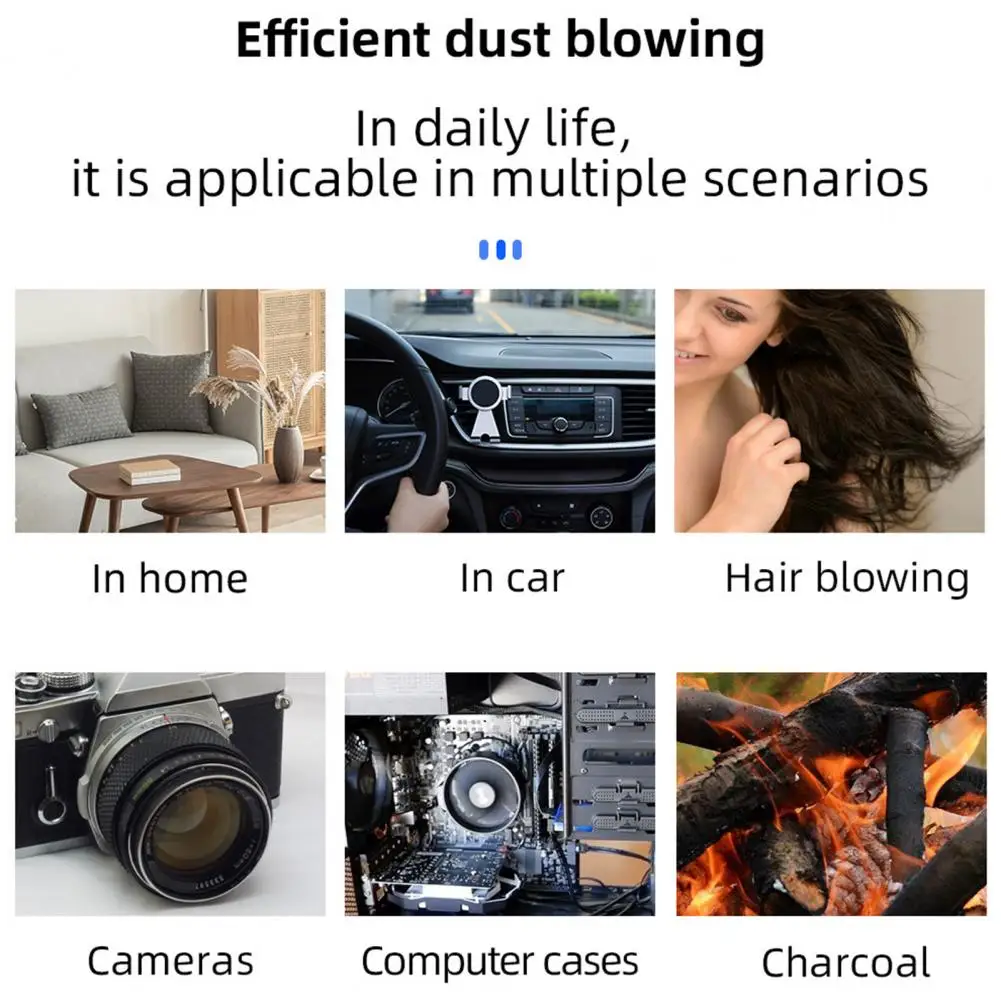 Powerful Handheld Electric Dust Blower: Multi-purpose Strong Blowing Force Description Image.This Product Can Be Found With The Tag Names Computer cleaners, Computer Office, Electric dust blower