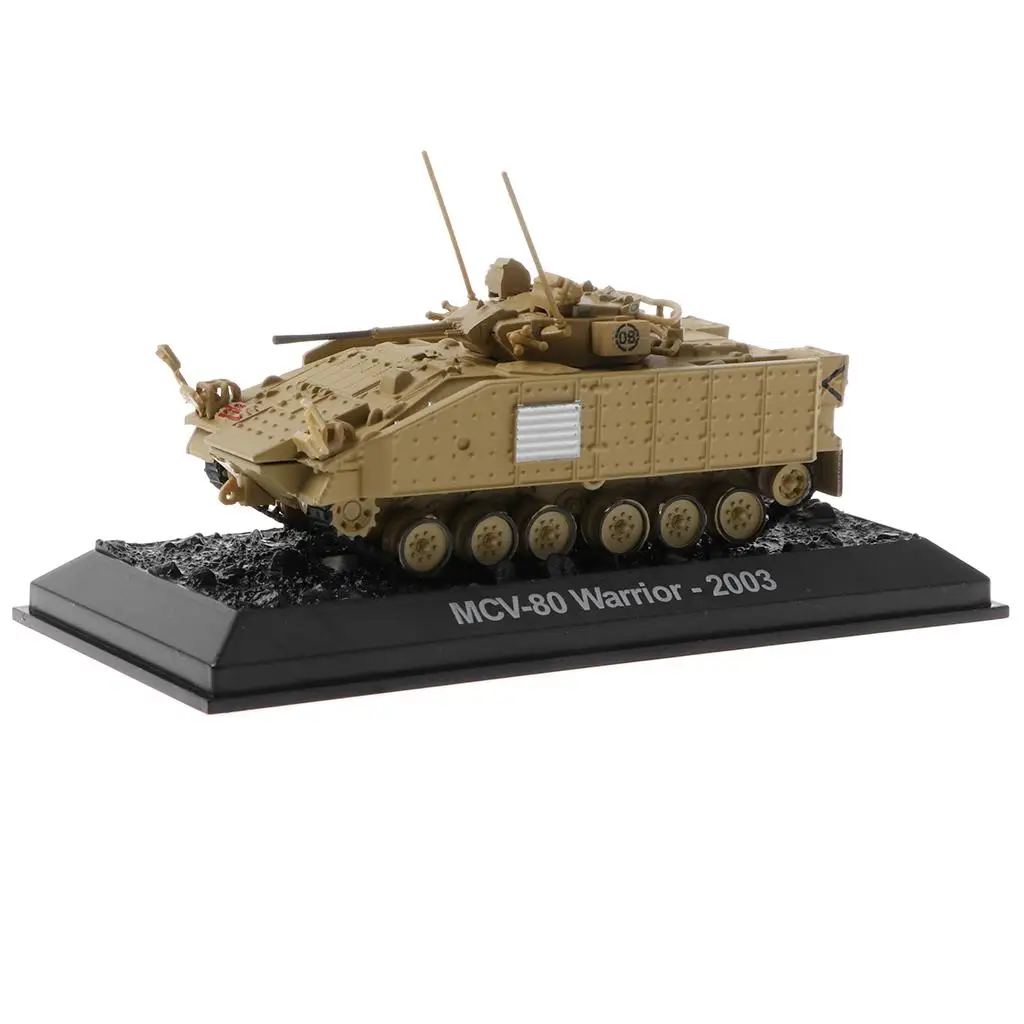 New 1/72 Diecast Tank US M8 Vehicle 1945 American Military Model Toy Soldier 