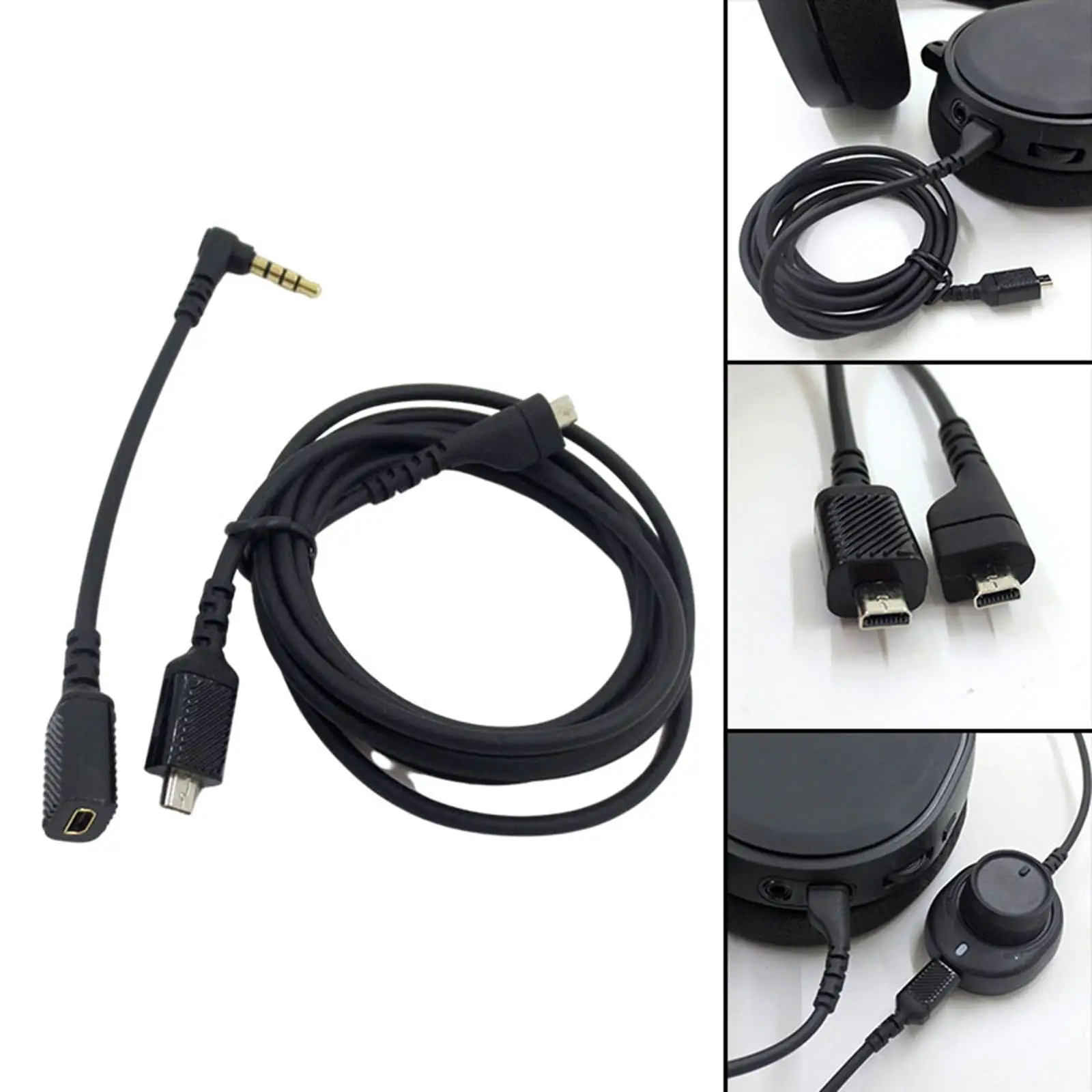 Audio Adapter Cable Headphone Converter Line Cord for Arctis 3 5 7 PC Laptop Accessories