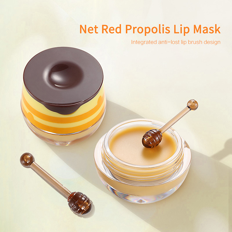 Best of Propolis Lip Balm Moisturizing Lip Mask Nourishing Anti-wrinkle Anti-cracking Unisex Lip Care Makeup Lip Lines Exfoliating Reviews & Tips