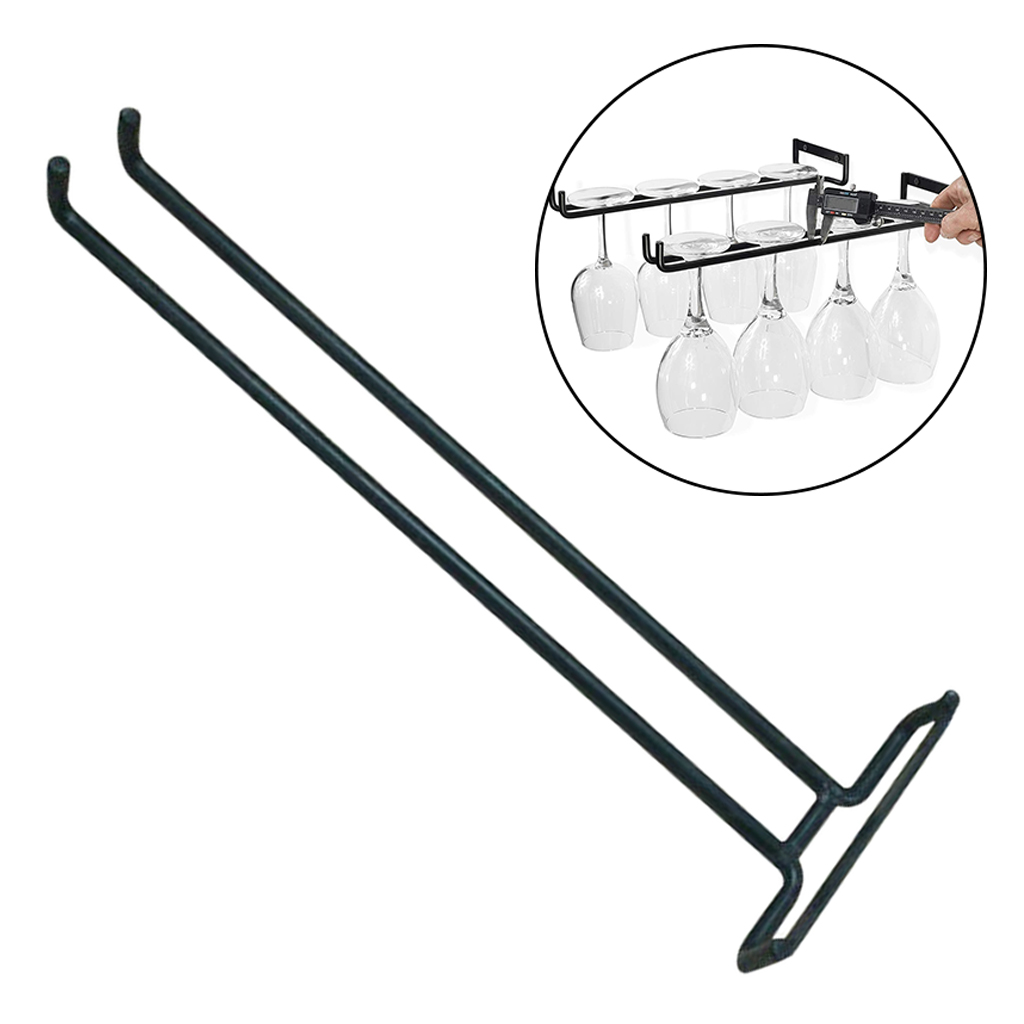 Under Cabinet Wine Rack Glasses Stoage Stemware Red Wine Glass Rack Holder for Bar Kitchen Wine Storage Rack Home Decorations