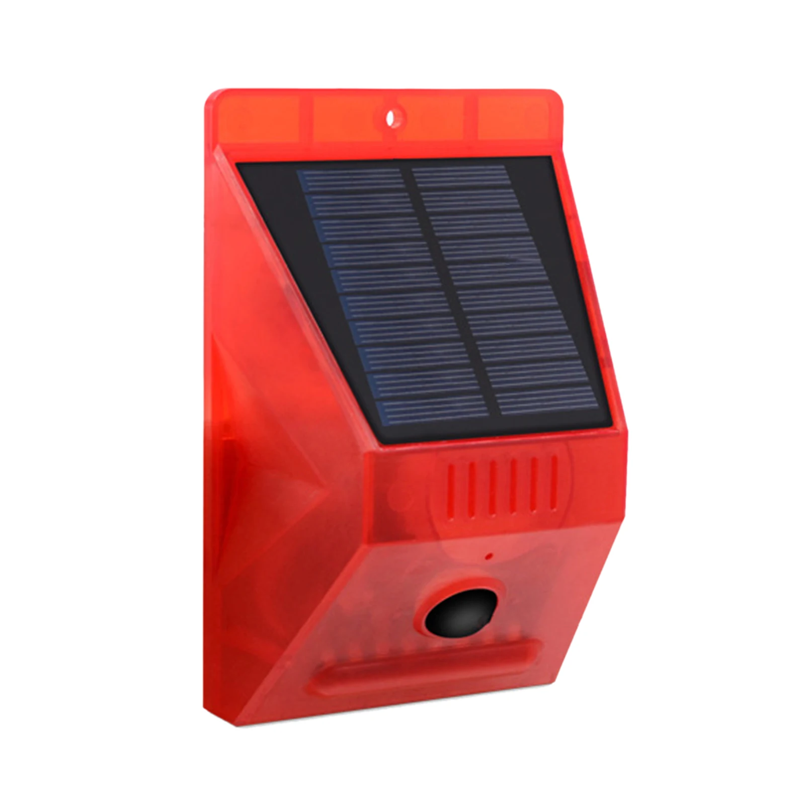 Solar Sound & Light Alarm Motion Sensor 129 Decibels Siren Sound  .