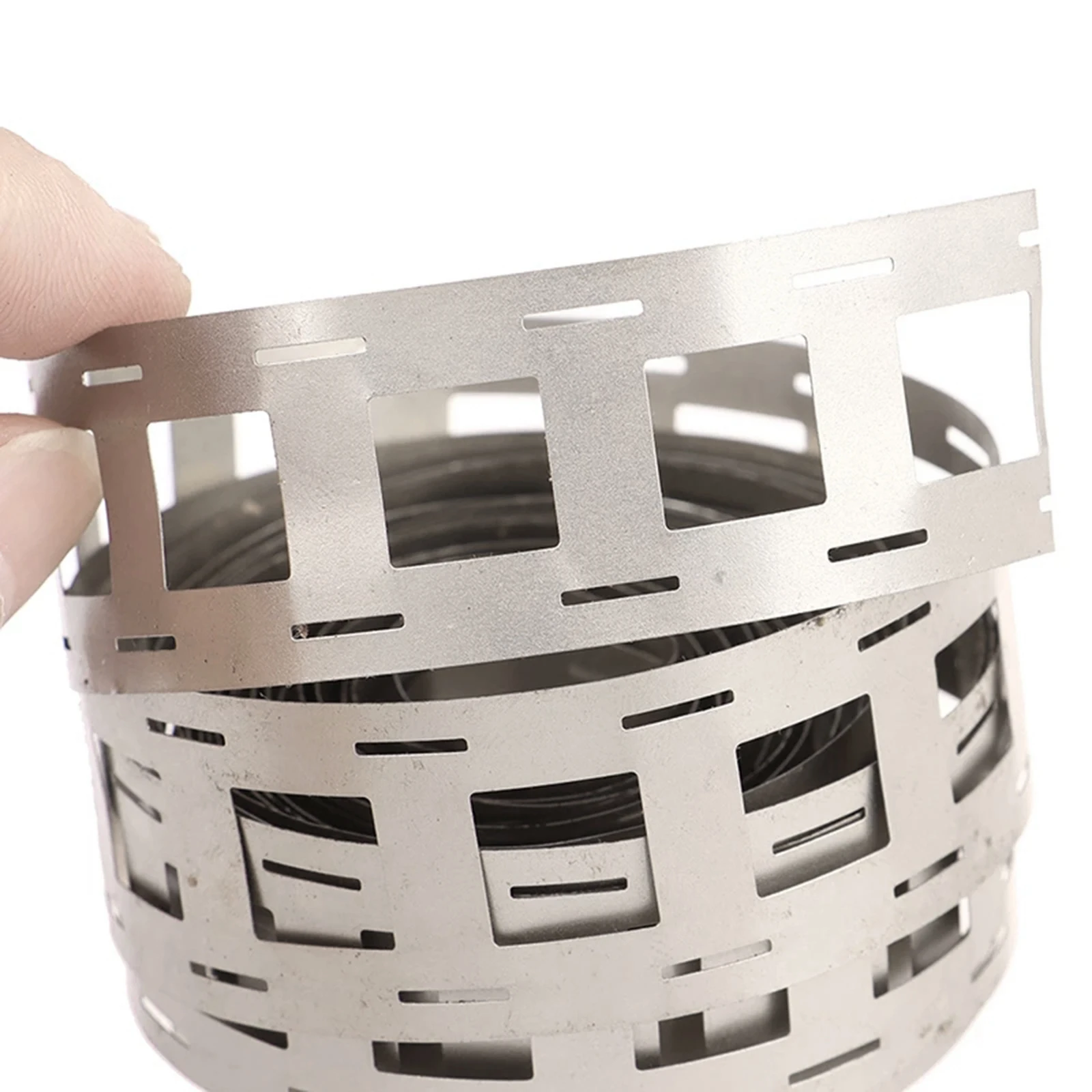 High Purity Nickel Plated Steel Strap Strip Belt Tape Plate 1M 3.2ft 27mm for 18650 Batteries Spot Welding Connect Solder Parts