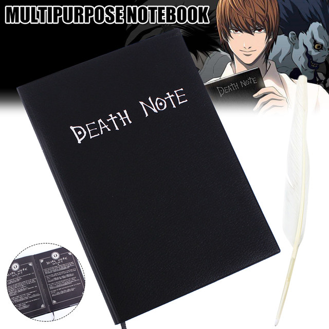 Nota morte Planner Diário Anime Livro de banda desenhada de forma  encantadora Tema Notebook Cosplay grandes mortos nota escrita oficial o  notebook - China Planner Planejador Personalizado, Notebook Planner