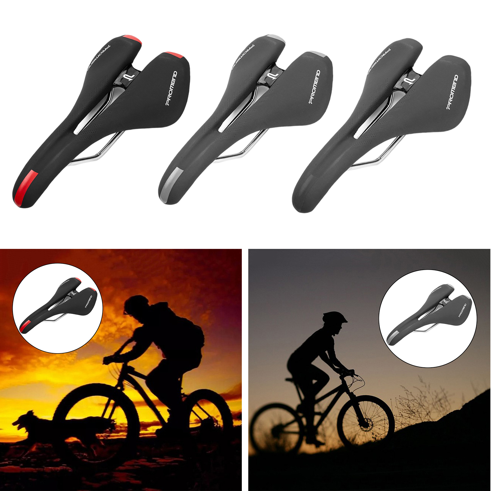 Mountain Road Bike Saddle Seat Bicycle Ladies Men Child Comfort Cushion Soft