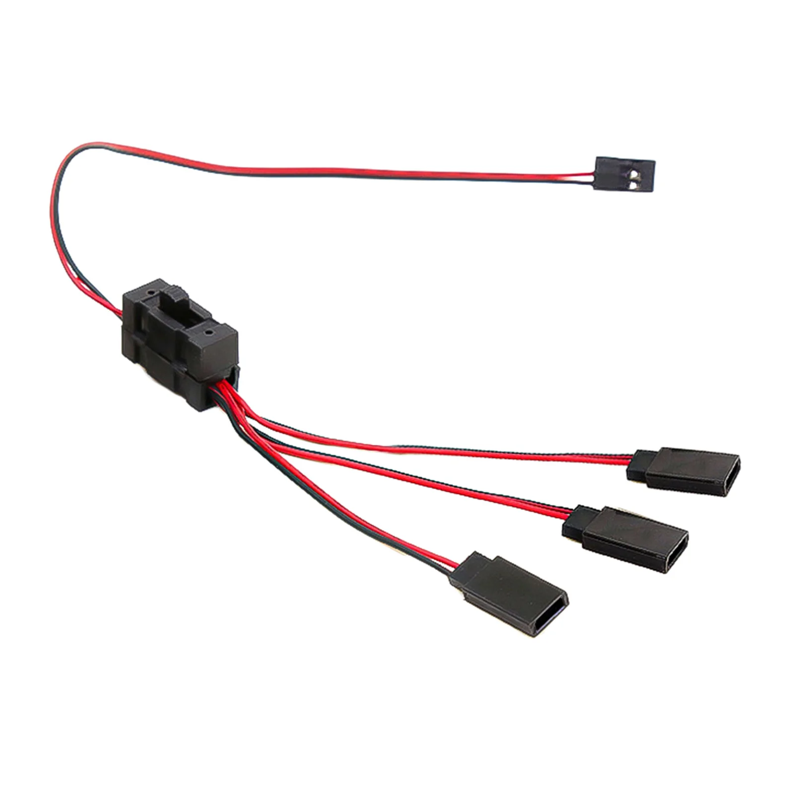 RC Servo Extension 1 to 3 Y Wire Cable LED Light Control Power Switch for JR Futaba RC Model
