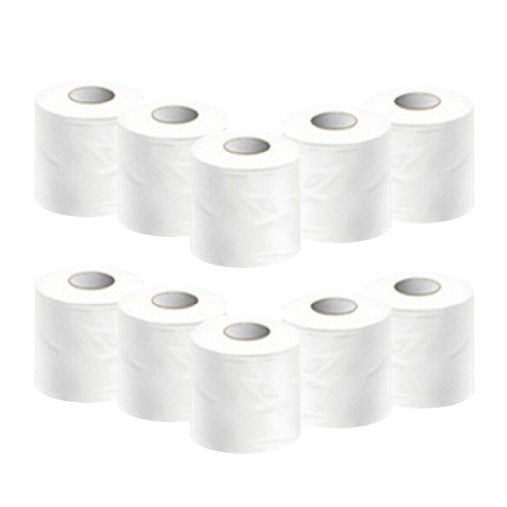 10 Rolls Comfortable 4 Ply Soft Professional Series Toilet Paper, Soft, Strong and Highly Absorbent Toilet Tissue Roll