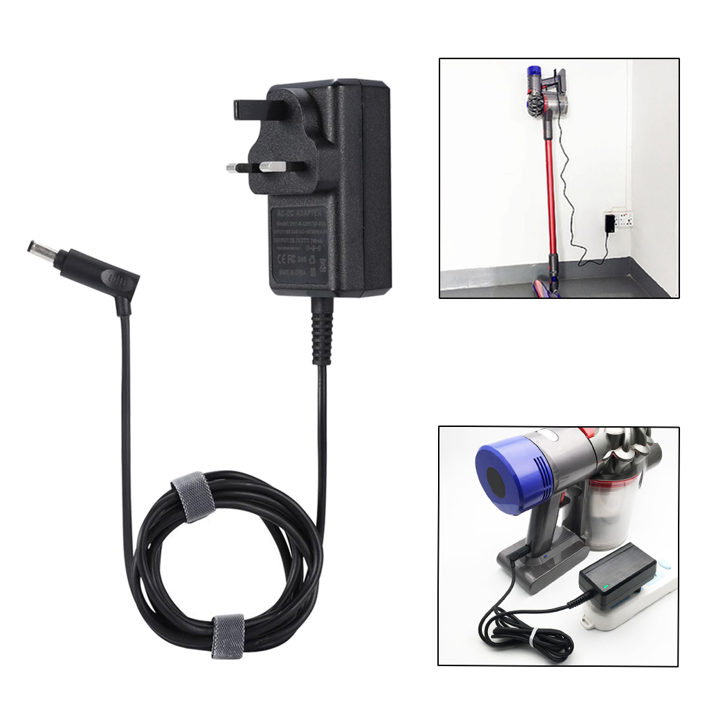 Cordless Vacuum Cleaner Adapter Charger Power Supply Cord for  V7 DC59 DC74 Series, UK Type