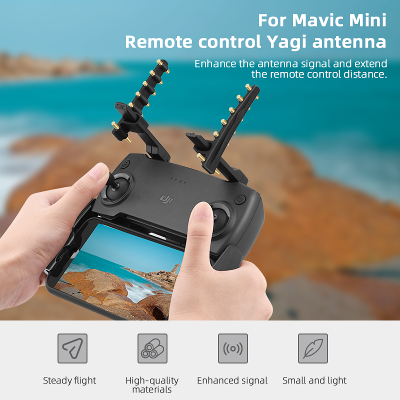 antena yagi para dji mavic mini faísca de ar mavic pro zoom zangão amplificador de sinal de controle remoto acessório extensor de alcance