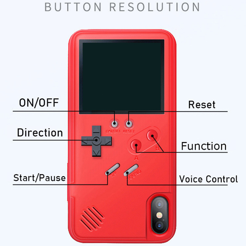 cute iphone 11 cases Playable Video Game Boy Phone Case for Iphone 13 12 11 Pro Max 11pro 12pro Xr X Xs Max 7 8 Plus 36 Games Boys Girls Gameboy Case lifeproof case iphone xr