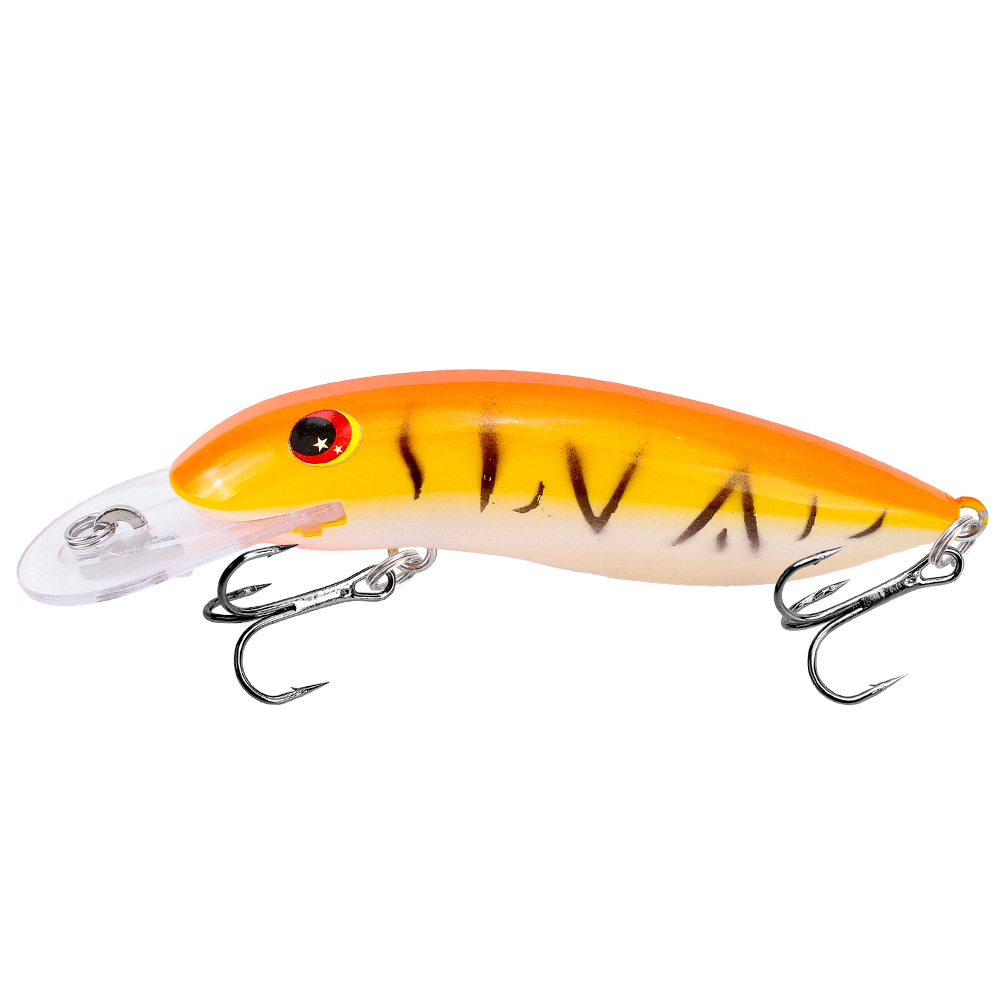1 stücke Minnow Angeln Locken 10,5 cm 13,4g Schwimm Crankbait Fest Künstliche Köder Hecht Bass Trout Tiefe Wasser Wobbler angelgerät – Detail 13