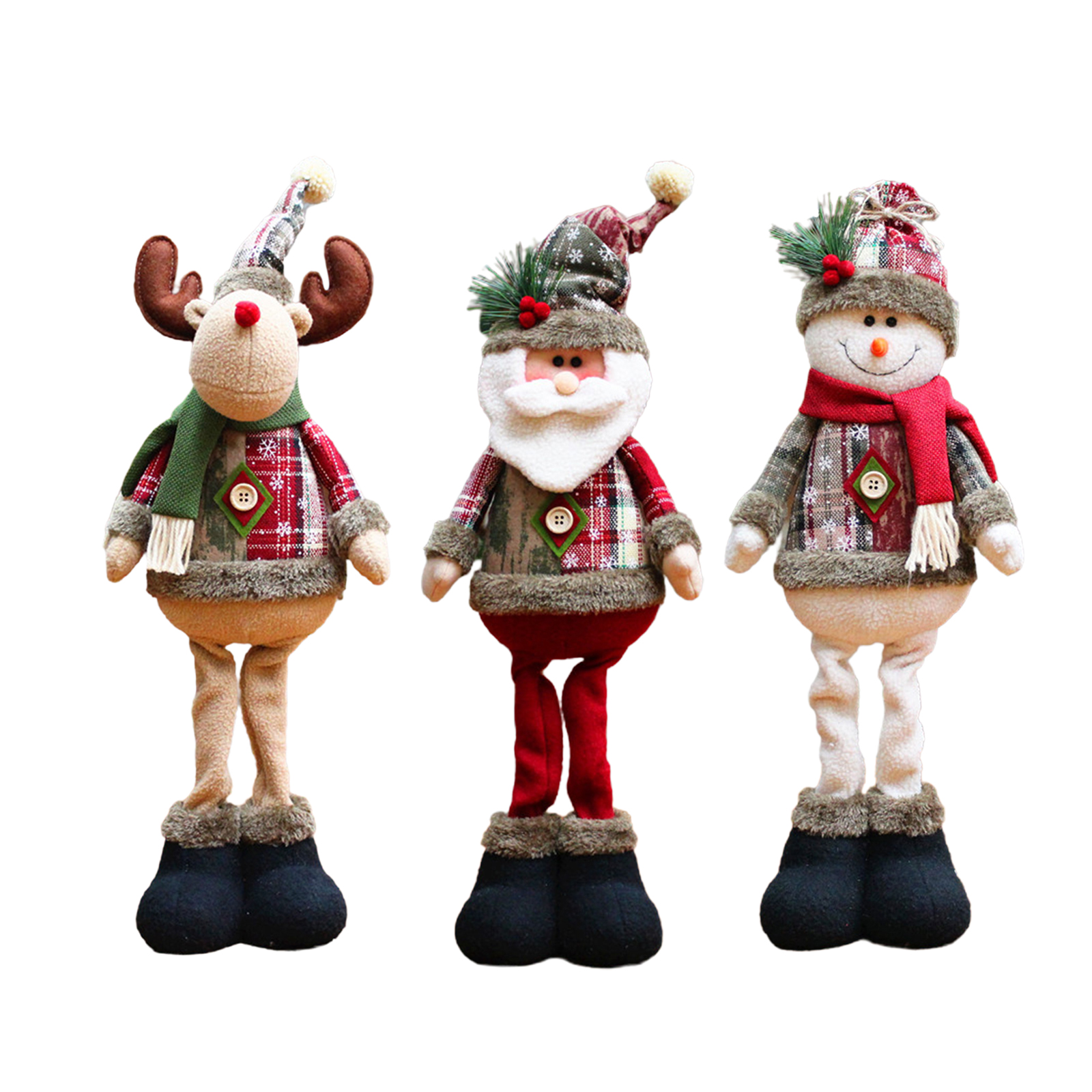 Christmas Ornaments Doll Home Store Tabletop Centerpiece Decoration Party Supplies Collections