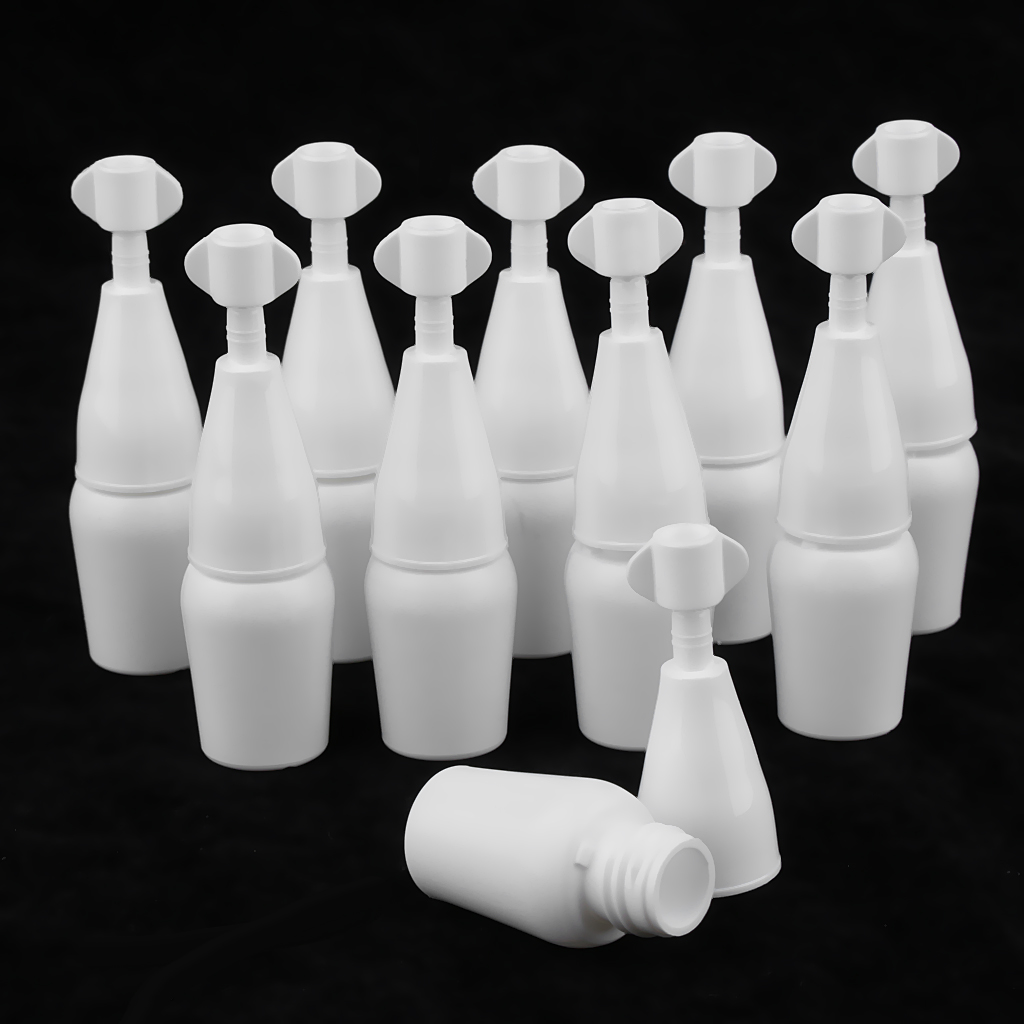 10Pcs 5/10ML Plastic Empty Dropper Liquids Bottles Squeezable Storage Vials