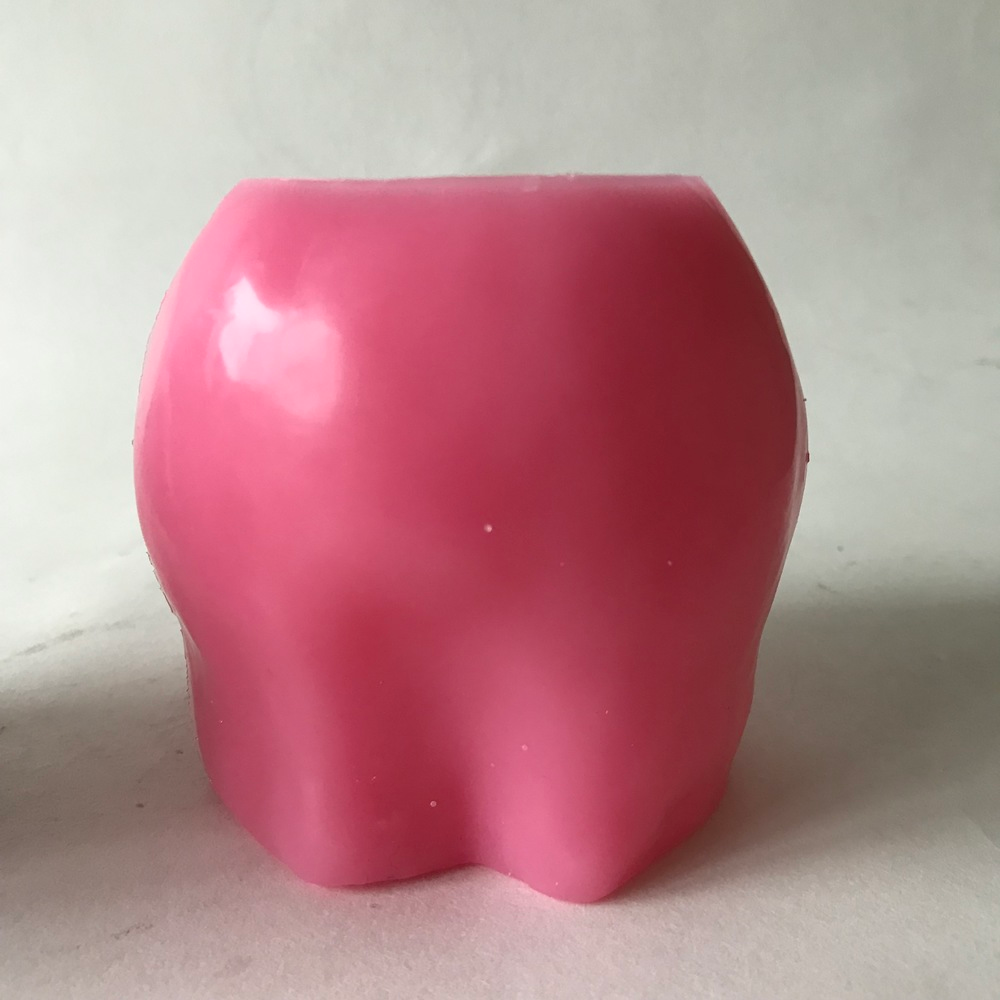 Menina vaso de flores molde de silicone