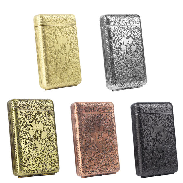 Luxury Vintage Cigarette Case Metal  Cigarette Cases Cigarette Lighter -  Vintage - Aliexpress