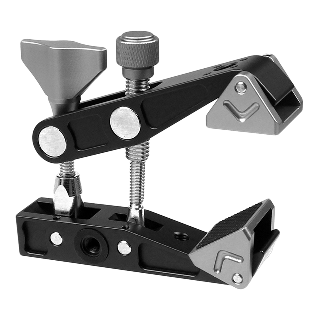 Heavy Duty Camcorder Clamp Mount Table Kit for Cameras Studio Photographer Flashlight Travel Outdoor Filming Shooting Recording