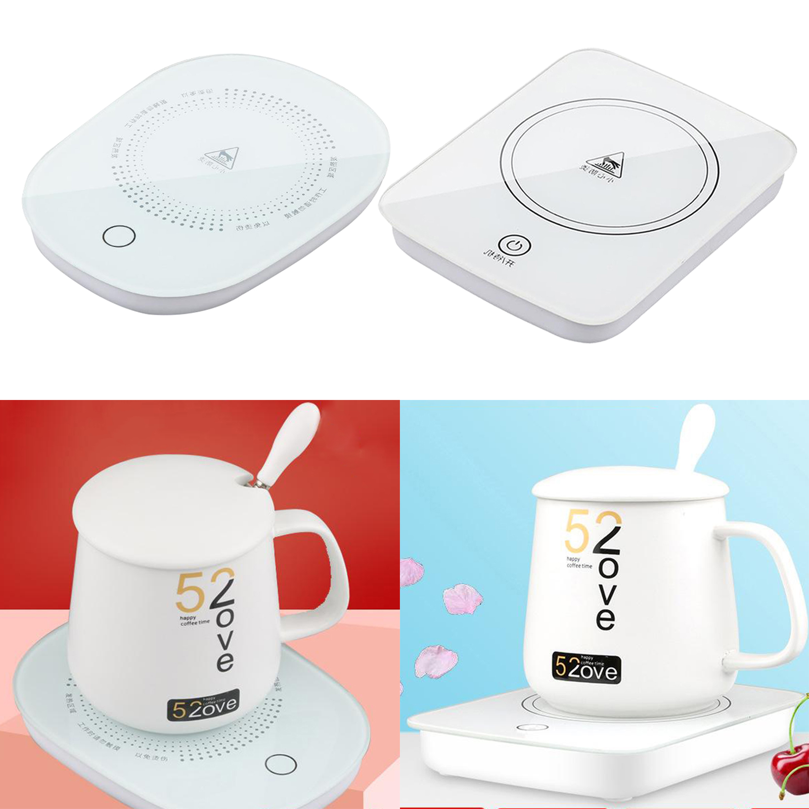 USB Coffee Mug Warmer, Gravity Sensor Quick Heating Tea Cup Milk Heater- for stainless steel cup, glass ceramic cups...