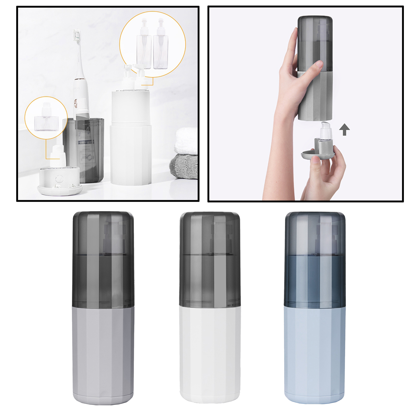 Multifunction Travel Toothbrush Case Protect Toiletries Container Camping School Bathroom Accessories