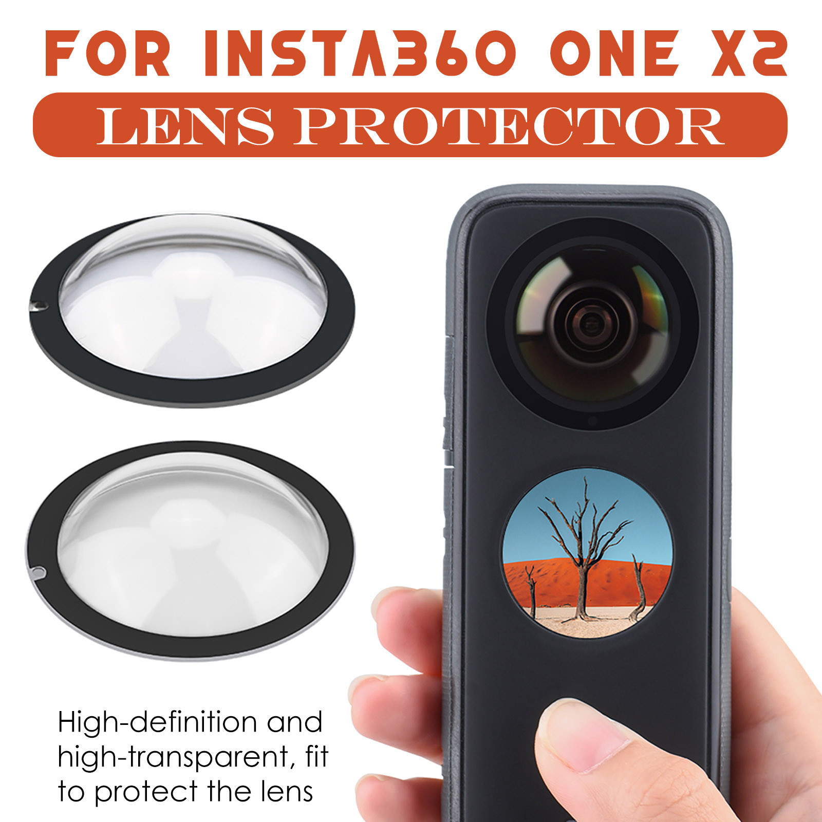 insta360 one x scratched lens