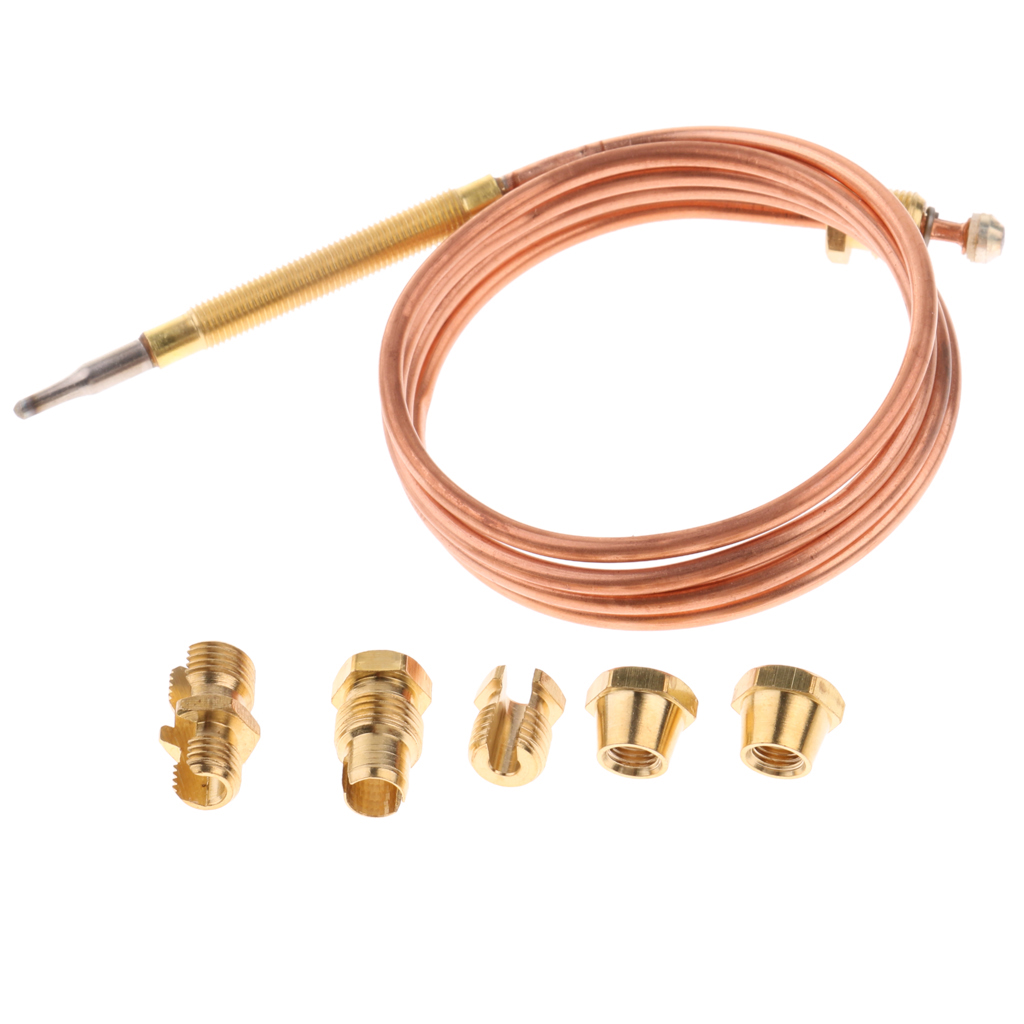 90cm Thermocouple Replacement Set For Gas Furnaces Boilers Water Heaters;