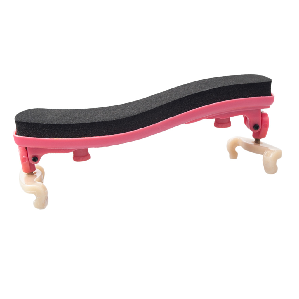Adjustable Violin Shoulder Rest Pad Holder for 1/8 Size Violins Accessories Pink