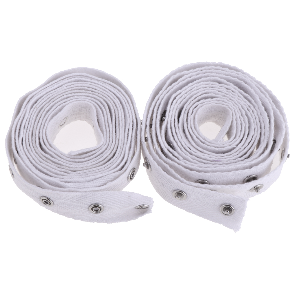 2 Yards 20mm Silver Metal Snap Buttons Tape DIY Sewing Craft Supply Fastener