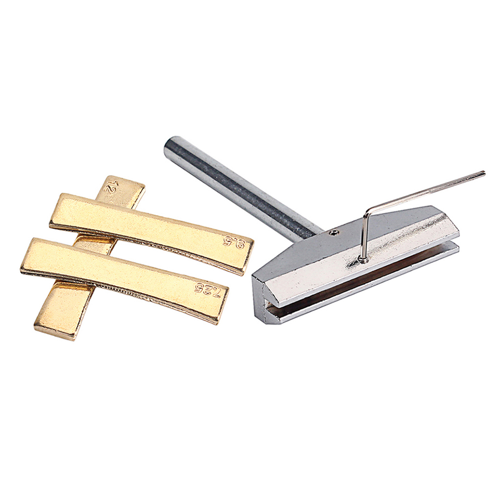 Durable Electric Guitar/Bass Fret Press Caul Insert with Pressing Tool & Wrench