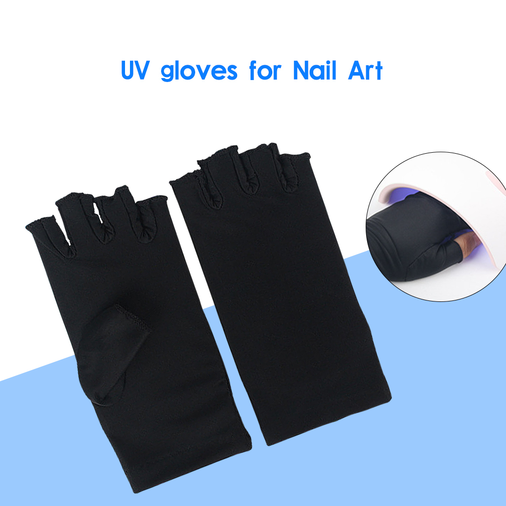 Anti UV Curing Light Lamp Gloves Radiation Nail Protection Tool Salon Use