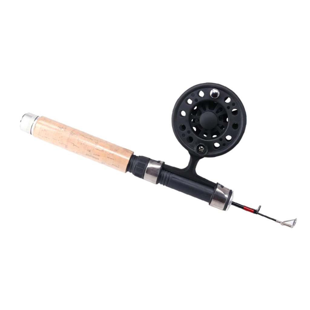 Vara de Pesca Vara de Pólo de Gelo e Carretel Conjunto Forte Kits Combinação Pesca Tackles 1 5 vara de pólo de gelo e carretel combinação pesca tackles