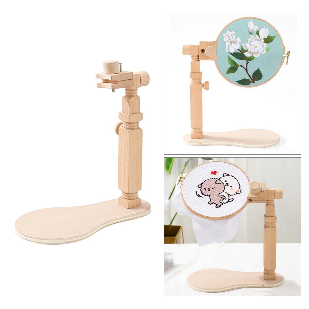 Adjustable Embroidery Table Stand Holder Frame Adjustable Cross-Stitch Rack