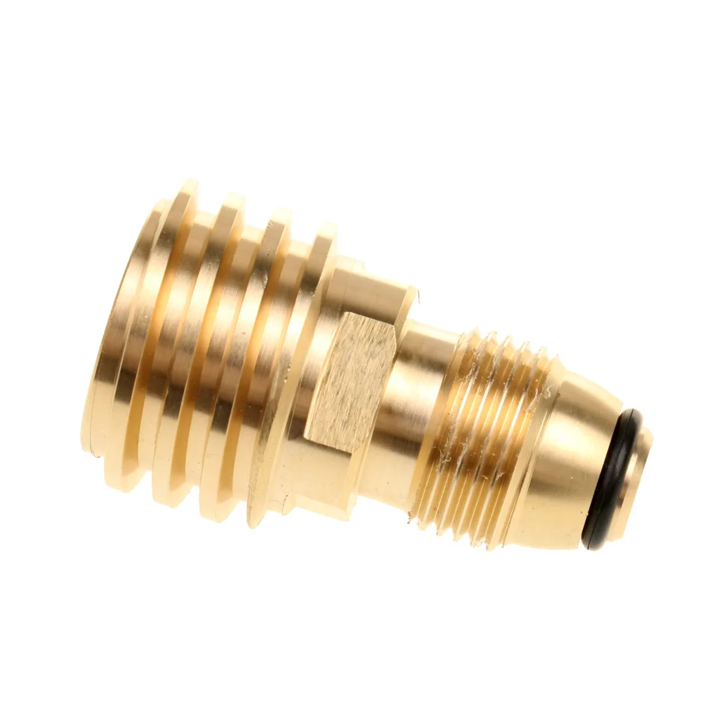 Brass Propane Tank Refill Adapter Gas Cylinder Coupler BBQ Camping Backup
